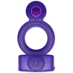 Inel Vibrator Dublu Mov – Vibrații Puternice și Design Flexibil - Img 3