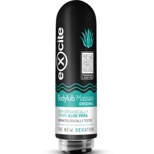 Lubrifiant Corporal pentru Masaj Original cu Aloe Vera Ecologică, 200 ml