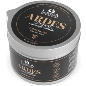 Lumânare de Masaj cu Ciocolată – Aromă Senzuală (Bază de Unt de Shea Premium) - Img 3