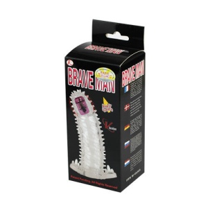Manșon Vibrator pentru Penis cu Senzor de Mișcare – Texturat și Flexibil - Img 2