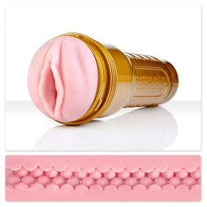 Masturbator pentru Control și Rezistență FLESHLIGHT STU Pink Lady – Carcasă Aurie - Img 3