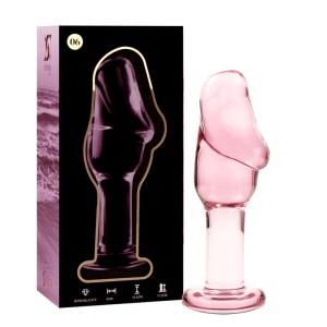 Plug Anal din Sticlă Borosilicată Ibiza Nebula – Inserție Fină și Jocuri Termice (12.5 cm)
