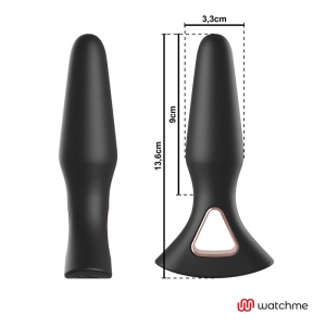 Plug Anal Vibrant Anbiguo Alexandru WATCHME – Din Silicon Medical, cu Ceas Inteligent pentru Control de la Distanță, 7 Moduri și Intensitate Reglabilă (13.6 cm) - Img 6