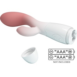 Pretty Love - Vibrator Brighty G-Spot + Stimulator de Clitoris, 30 Vibrații, Roz - Img 6