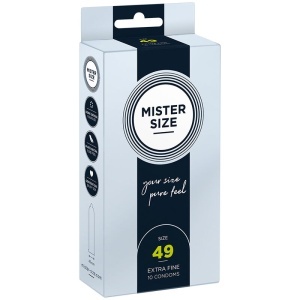 Prezervative Slim Mister Size 49 mm – Pachet 10 bucăți - Img 2