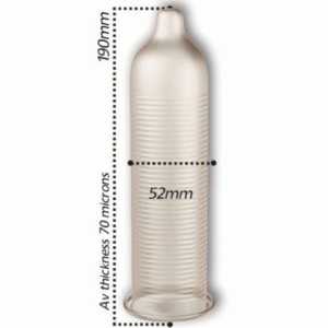 Prezervative Striate cu Efect de Răcoare Pasante Cooling Sensation – Pachet Bulk 144 bucăți - Img 3