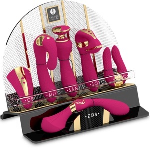 Set 6 Aparate de Masaj Intim Shunga – Fucsia, Design Premium, USB