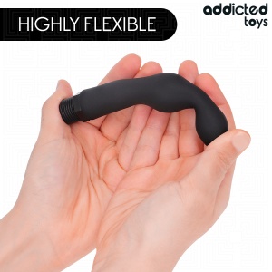 Sondă de Curățare Anală cu Adaptor Universal pentru Duș Addicted Toys – Model 3 din Silicon Super-Moale (15.7 cm) - Img 5