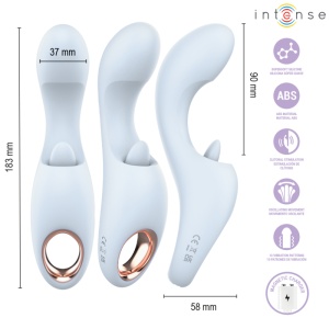 Stimulator Multifuncțional cu Vibrații și Mișcare Circulară Anya - Lavandă, IPX7, USB Magnetic - Img 2