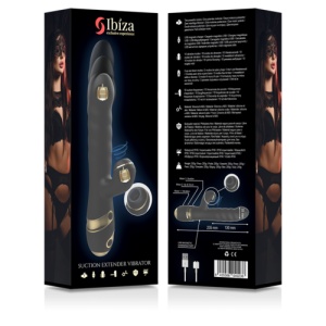 Vibrator Extensor cu Sucție Ibiza™ – Stimulare Dublă Punct G & Clitoris - Img 5
