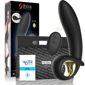 Vibrator Gonflabil pentru Punctul G cu Telecomandă Ibiza - Violet, 10 Vibrații, IPX5, USB - Img 5