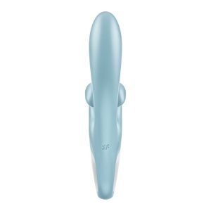 Vibrator Iepure cu Tehnologie Air Pulse Satisfyer Touch Me Albastru – 3 Motoare, IPX7, USB, Garanție 15 Ani - Img 3