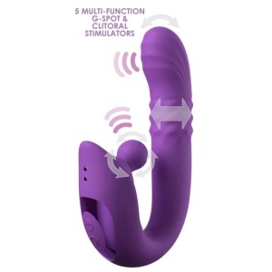 Vibrator Rabbit Fantasy For Her Harmoni Pro Purple | Stimulare Punctul G și Clitoris - Img 5