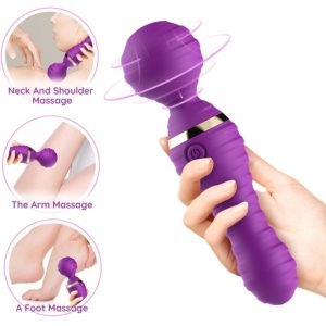 Aparat de Masaj Magic Wand Compact Armony Freedo – Mov, 9 Vibrații, Impermeabil, USB
