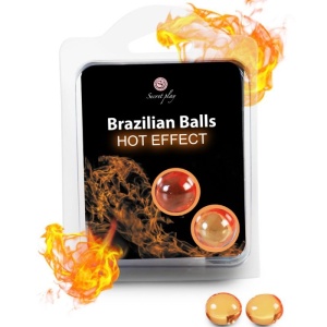 Bile Braziliene SecretPlay cu Efect de Încălzire – Senzație Intensă, 2 Unități