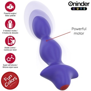 Dilatator Anal Vibrant Inteligent Oninder Cute Love Butt – Cu Control prin Aplicație Bluetooth, 9 Moduri și Rezistență la Apă - Img 4