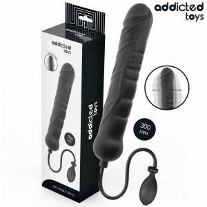 Dildo Gonflabil XL din Silicon Medical Addicted Toys – Model 3 cu Dimensiune și Grosime Reglabilă - Img 2