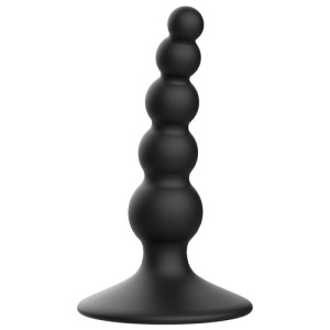 Dop Anal din Silicon Negru 10 cm pentru Începători