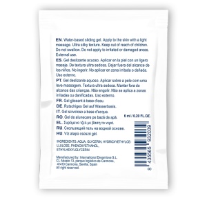 Gel Lubrifiant Intim Waterfeel – Formulă Neutră pe Bază de Apă, 6 ml - Img 3