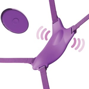 Ham Vibrator cu Telecomandă Wireless Ultimate Butterfly – Mov, 10 Moduri, Curele Reglabile, USB - Img 4