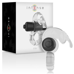Inel Vibrator Transparent FRY Rabbit – Stimulator Clitoridian, Waterproof IPX7 - Img 1