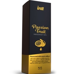 INTT Fructul Pasiunii – Gel de Masaj Sărutabil cu Efect de Încălzire, 100 ml - Img 3