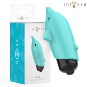 Mini Vibrator Albastru Reîncărcabil - Dolphin Blue