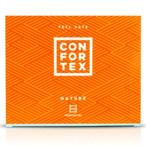 Prezervative Clasice Confortex Nature Box – Pachet Gigant 144 bucăți - Img 2