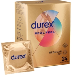 Prezervative Fără Latex Durex RealFeel Mega Pack – Pachet 24 bucăți