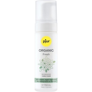 Spumă Răcoritoare Intimă Organică Pjur Organic Fresh 150 ml – 99% Naturală, Vegană, Fără Clătire