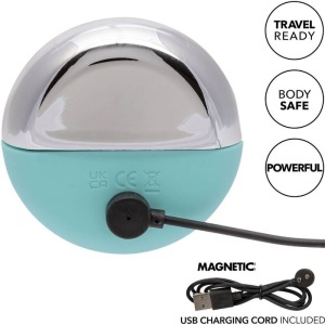Stimulator Clitoridian și Corp Ovation Rave – Verde Acvatic, 10 Viteze, IPX7, Încărcare Magnetică USB - Img 6