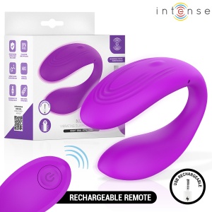 Stimulator Vibrant Dual INTENSE Nora Mov – Cu Clemă Ergonomică și Telecomandă - Img 2
