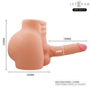 Tors Masturbator Premium Masculin Richie – Cu Anus Penetrabil, Dildo Realistic, Împingere și Vibrații cu Telecomandă (4.7 kg) - Img 3
