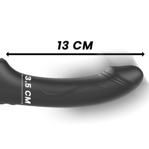 Vibrator Fără Centura cu Telecomandă Ibiza Strapples – 3 Motoare, 1000 de Combinații, IPX6, USB - Img 3