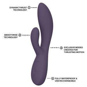 Vibrator Lelo cu Mișcare de Împingere – Silicon Premium, Tehnologie Dynamic Thrust și Conexiune Bluetooth - Img 6