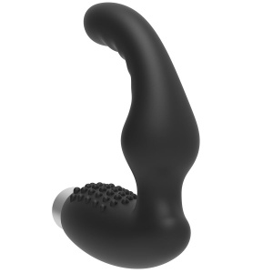 Vibrator Prostatic Reîncărcabil Model 2 – Din Silicon Medical, cu 10 Moduri de Vibrație și Design Anatomic (11 cm, Negru) - Img 2
