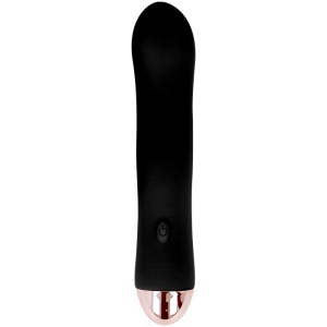 Vibrator Reîncărcabil Mătăsos Dolce Vita Black – Negru, 7 Moduri, Silicon Medical, USB - Img 3