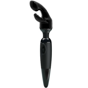 Aparat de Masaj Magic Wand Sensual cu Capete Interschimbabile și Accesorii – 100% Silicon, Multi-Viteză