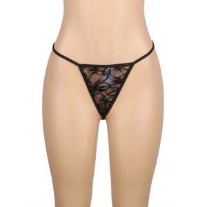 Babydoll din Dantelă cu Bretele Reglabile Subblime - Mărime S/M, Negru (Model 954185) - Img 6