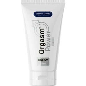 Cremă Stimulatoare pentru Erecție Orgasm Power For Men 50 ml – Cu Ginkgo Biloba, Unt de Shea și Aloe Vera