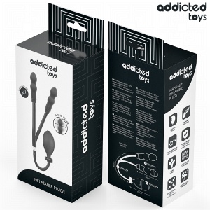 Dop Anal Dublu Gonflabil din Silicon Medical Addicted Toys – Model Inovator cu Sistem Dublu de Umflare și Dimensiune Reglabilă - Img 6