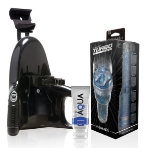 Pachet Premium Masculin Turbo Thrust Blue Ice, Universal Launch & Lubrifiant Aqua, 50 ml