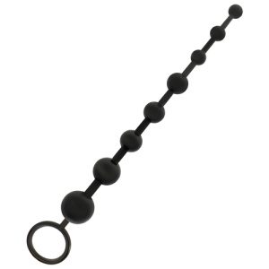 Perle Anale Negre 29 cm cu 8 Bile Progresive