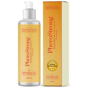 PheroStrong – Ulei de Masaj Senzual pentru Femei, 100 ml