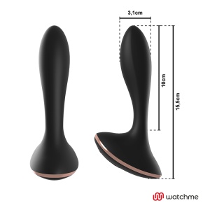 Plug Anal Vibrant Vernet WATCHME – Din Silicon Medical, cu Ceas Inteligent pentru Control de la Distanță, 7 Moduri și Intensitate Reglabilă (15.5 cm) - Img 6