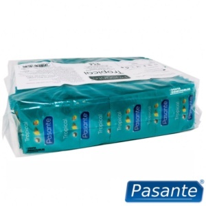 Prezervative Vegane cu Arome Exotice Pasante Tropical – Pachet Gigant 144 bucăți - Img 2
