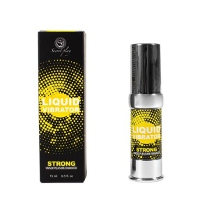 SecretPlay – Vibrator Lichid Stimulator Unisex: Senzații de Vibrație Intensă (15 ml, Airless) - Img 3
