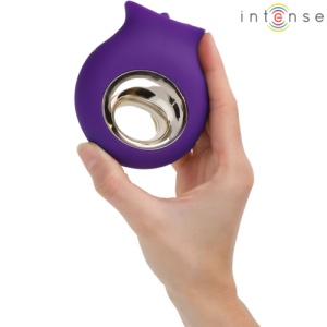 Stimulator Reîncărcabil cu 9 Vibrații și 9 Oscilații - INTENSE TULI Mov - Img 3