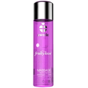 Swede Fruity Love – Ulei de Masaj Senzual cu Zmeură Roz și Rubarbă, 60 ml