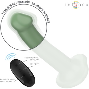 Vibrator cu Ventuză și Telecomandă Intense Becca – Verde, 10 Vibrații, Impermeabil IPX, USB - Img 2